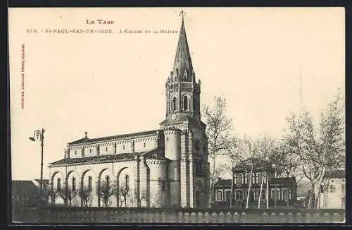 AK St-Paul-Cap-de-Joux, L`Èglise et la Mairie