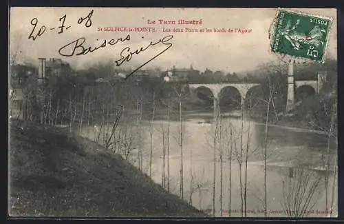 AK St-Sulpice-la-Pointe, Les deux Ponts et les bords de l`Agout