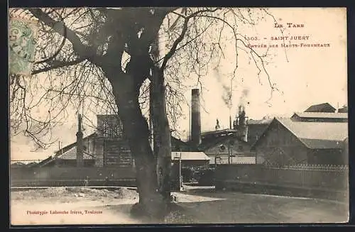 AK Saint-Juery, Entrèe des Hauts-Fourneaux