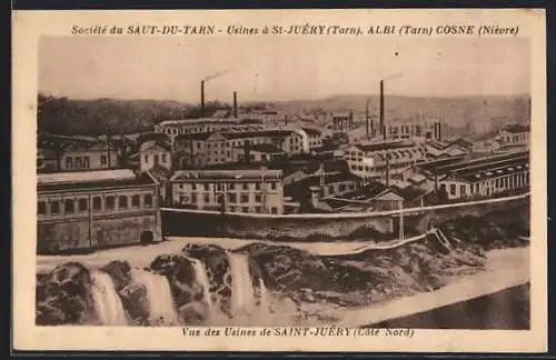 AK Saint-Juèry, Vue des Usines (Cote Nord)