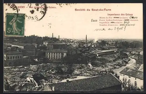 AK Saint-Juèry, Vue gènèrale des Usines