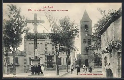 AK St-Juèry, La Place de L`Èglise