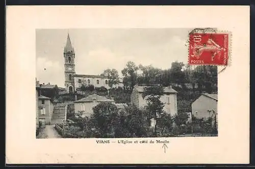 AK Viane, L`Eglise et cotè Moulin