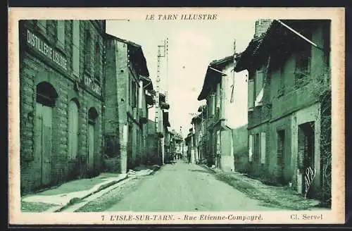 AK Lisle-sur-Tarn, Rue Etienne-Compayrè