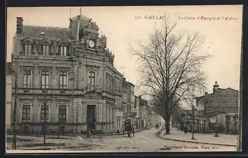 AK Gaillac, La Caisse d`Èpargne et l`Avenue