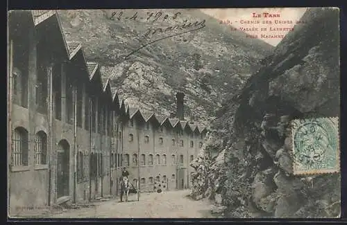 AK Mazamet, Chemin des Usines dans la Vallèe de Larnette