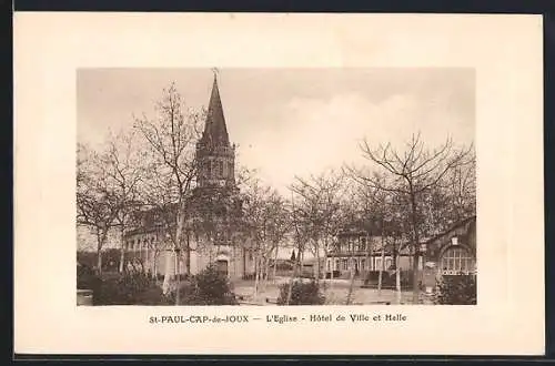 AK St-Paul-Cap-de Joux, Hotel de Ville et Halle