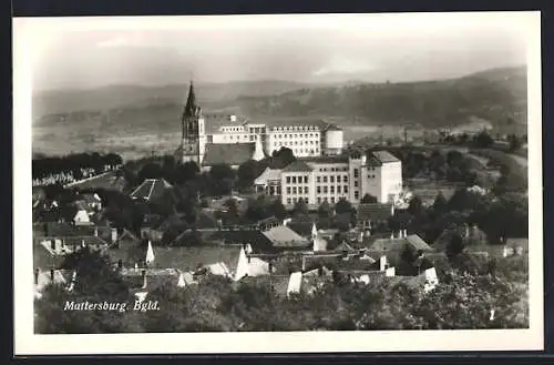 AK Mattersburg /Bgld., Gesamtansicht aus der Vogelschau