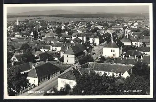 AK Oberwart /Burgenland, Gesamtansicht aus der Vogelschau