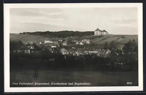 AK Ober-Pullendorf i. Burgenland, Krankenhaus und Haydnschule