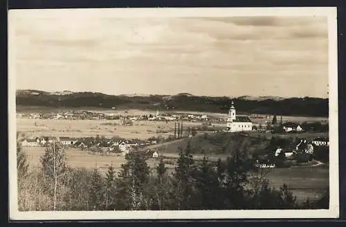 AK St. Martin a. d. Raab, Ortsansicht mit Jennersdorf