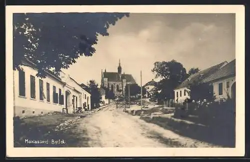 AK Mariasdorf, Strassenpartie im Ort