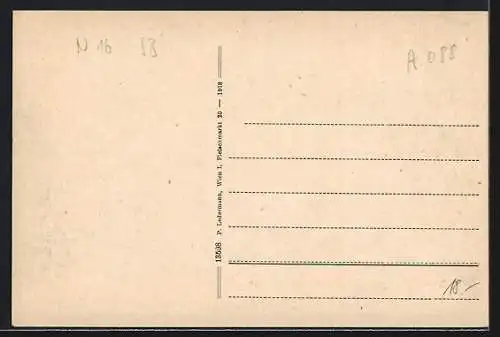 AK Scheibbs, Elektrizitätswerk, Hauptplatz und Pfarrkirche, Urlingerwarte