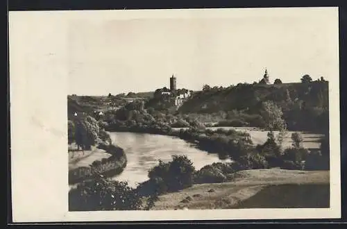 AK Schönburg a. Saale, Blick auf Burg