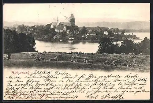 AK Ratzeburg, Ortspartie mit Kirche