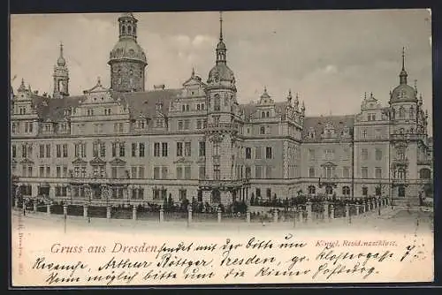 AK Dresden, Königliches Residenzschloss