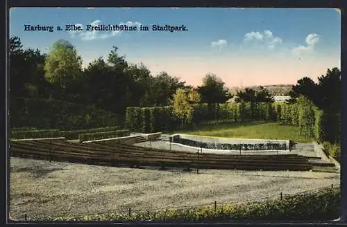 AK Hamburg-Harburg, Freilichtbühne im Stadtpark