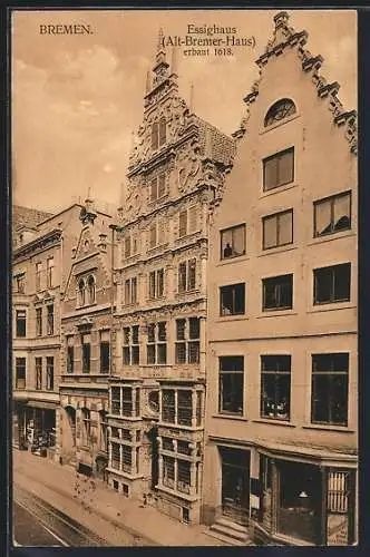 AK Bremen, Blick auf Alt-Bremer Haus