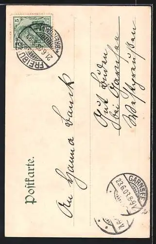AK Freiburg i. B., Ansicht der Johanneskirche
