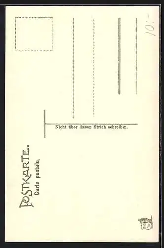 AK Frankfurt-Westend, Palmengarten, Schweizerhaus, Grotte und Wasserfall