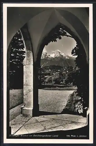 AK Berchtesgaden, Sonniger Winkel im Berchtesgadener Land