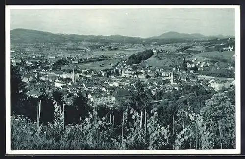 AK Celje, Gesamtansicht aus der Vogelschau