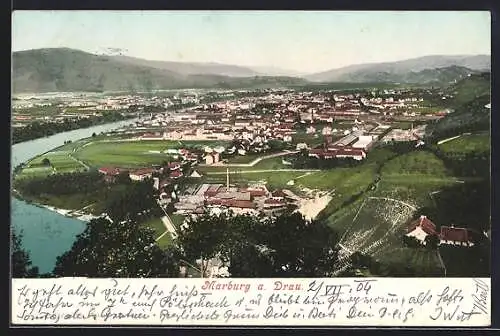 AK Maribor / Marburg, Panorama