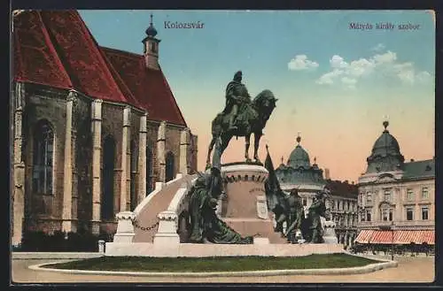 AK Kolozsvár, Mátyás király szobor