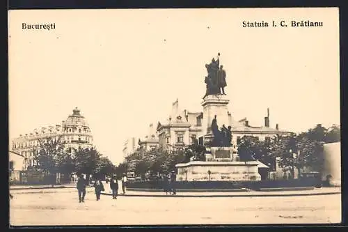 AK Bucuresti, Statuia I. C. Bratianu