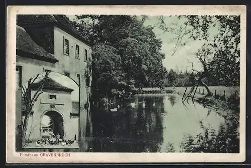 AK Gravenbruch, Gasthaus Forsthaus