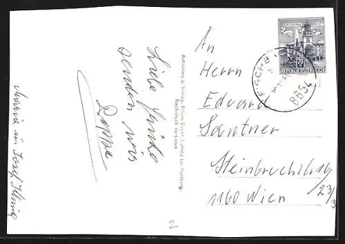 AK Fischbach /Stmk., Reith, Pension Sonnenhof, Innenansichten