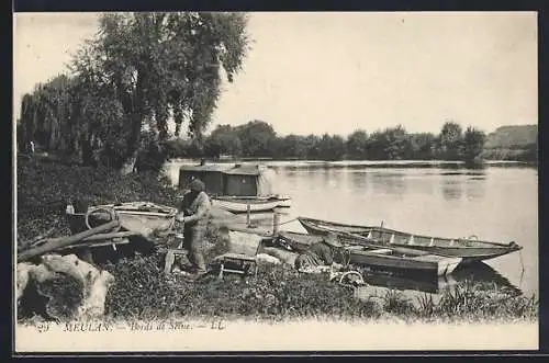 AK Meulan, Bords de Seine