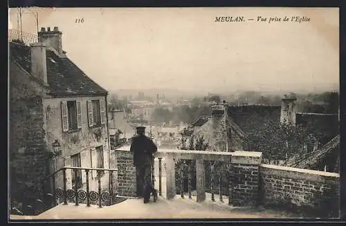 AK Meulan, Vue prise de l`Eglise