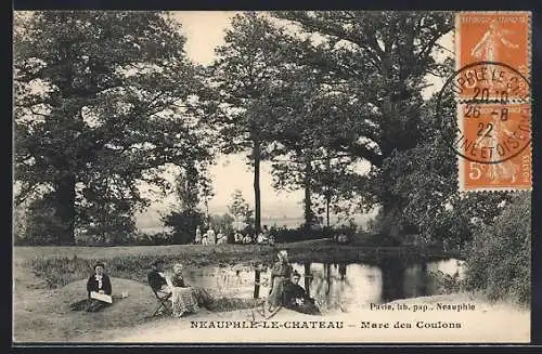 AK Neauphle-le-Chateau, Mare des Coulons