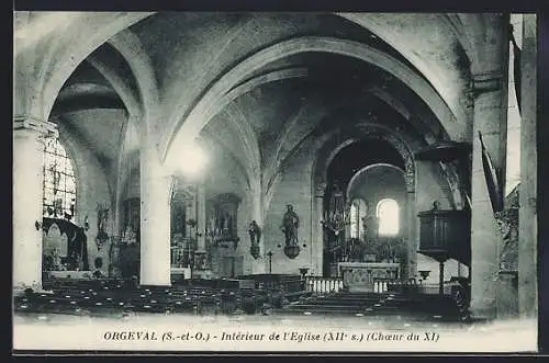 AK Orgeval, Interieur de l`Eglise