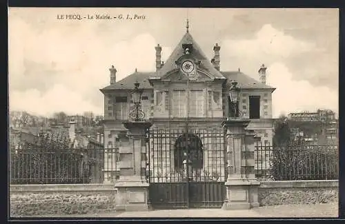 AK Le Pecq, La Mairie