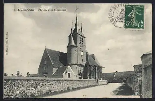 AK Richebourg, L`Eglise, style Renaissance