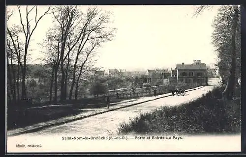 AK Saint-Nom-la-Bretèche, Porte et Entrèe du Pays