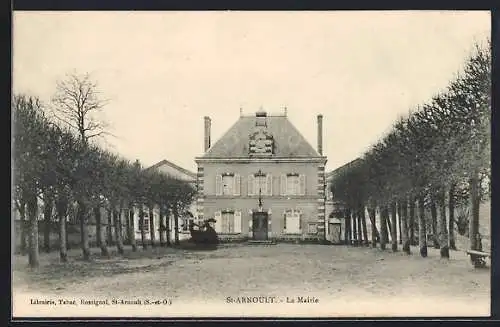 AK St.-Arnoult, La Mairie, Blick zum Rathaus