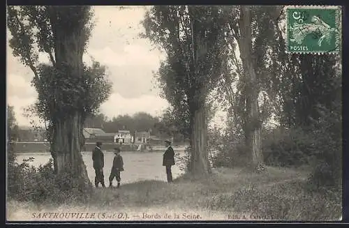 AK Sartrouville, Bords de la Seine