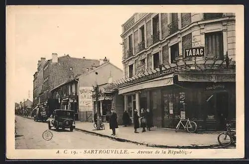 AK Sartrouville, Avenue de la Rèpublique