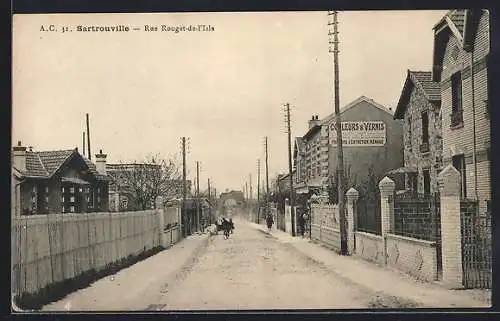 AK Sartrouville, Rue Rouget-de-l`Isle