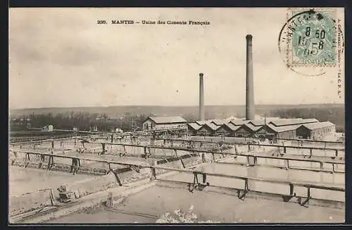 AK Mantes, Usine des Ciments Francais