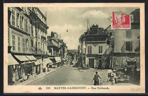 AK Mantes-Gassicourt, Rue Nationale