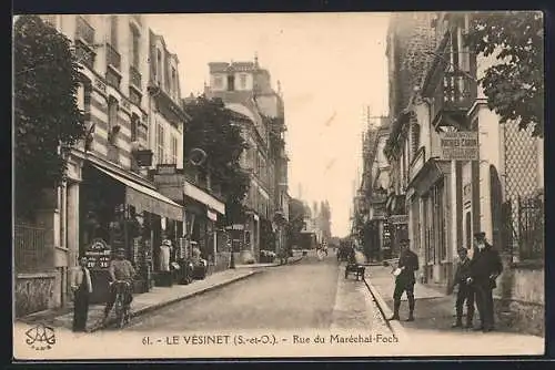 AK Le Vesinet, Rue du Marechal-Foch