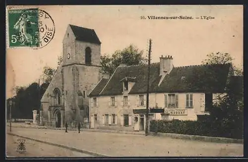 AK Villennes-sur-Seine, L`Eglise