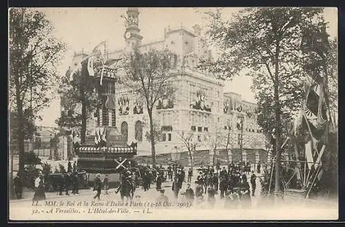 AK Versailles, L`Hotel-de-Ville