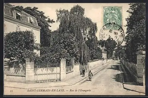 AK Saint-Germain-en-Laye, Rue de l`Orangerie