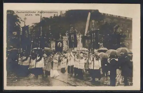 AK Wien, Eucharistische Festprozession 1912