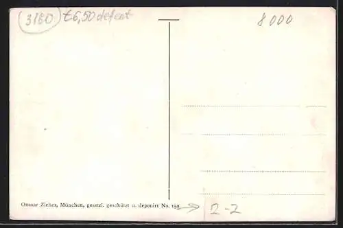 AK Prinzregent Luitpold, Briefmarken, Krone, Löwen halten Portrait